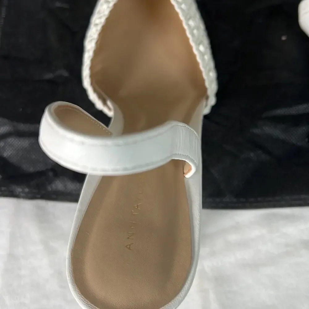 NEW strap white Loft shoes size 9m - Picture 7 of 8